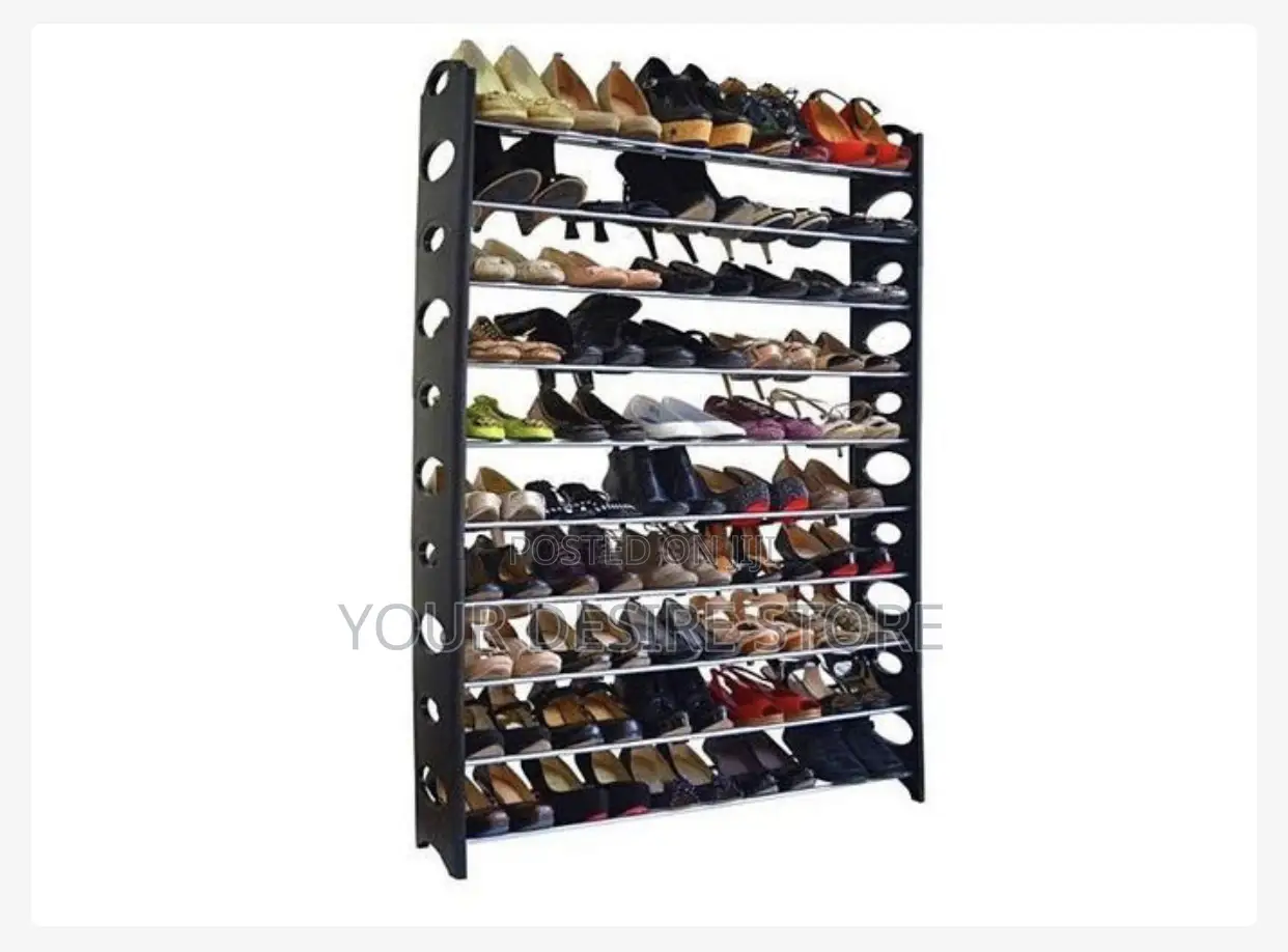 10 Tiers/30 Pairs Shoe Rack