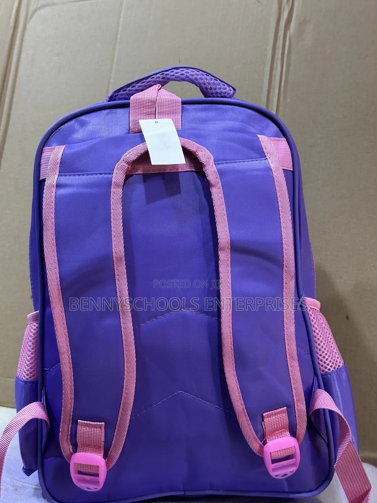 Purple Rabbit Stock School Bag for Children Kids