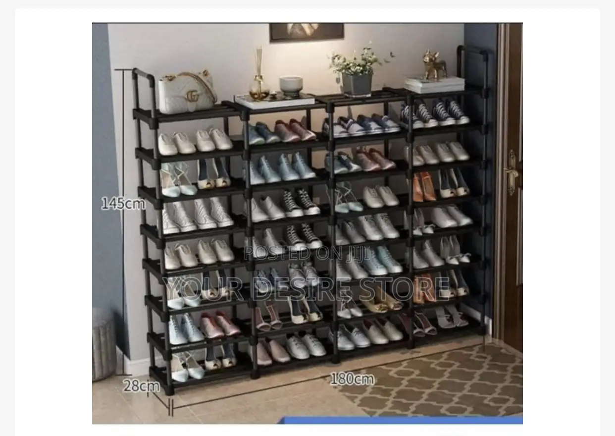8-Tier Shoe Rack, Designed for Organizing Footwear