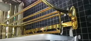 Towel Rail Multiple Gold