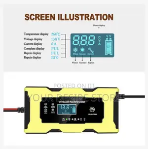 Car Battery Charger 12v / 6a Automatic Smart Battery Charger