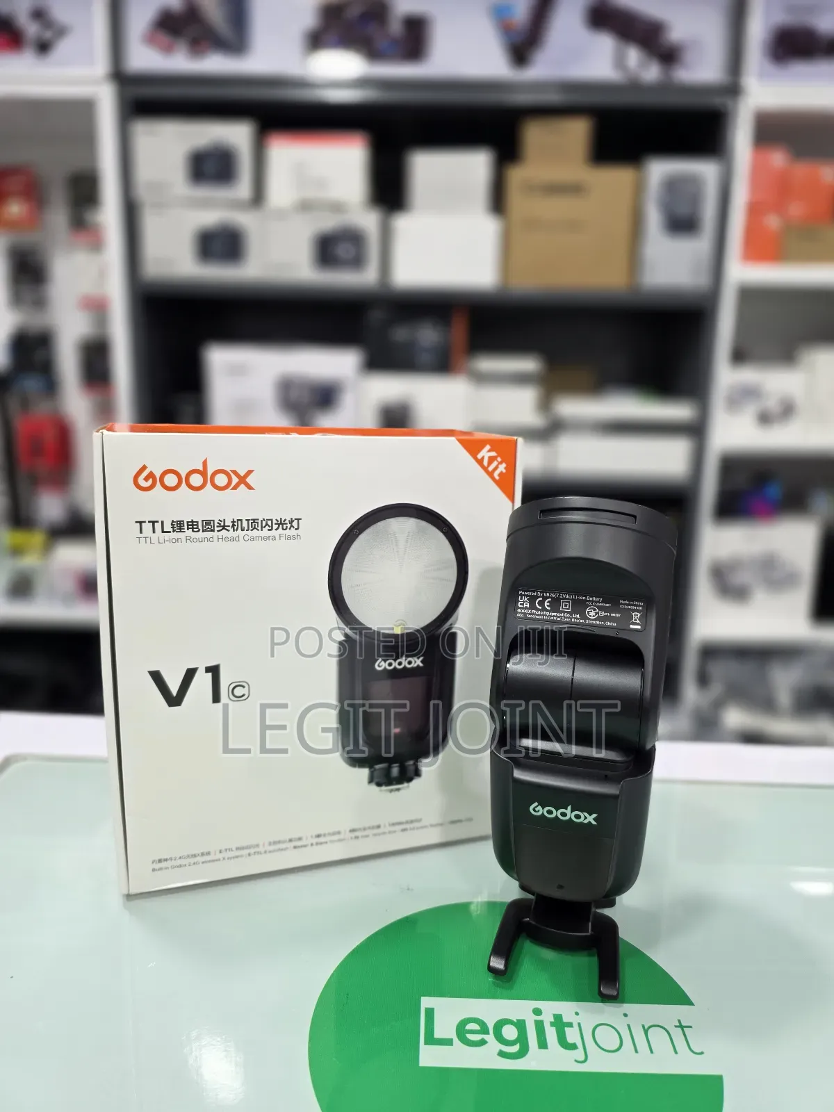 Godox V1 TTL Round Head Camera Flash Speedlite for Canon
