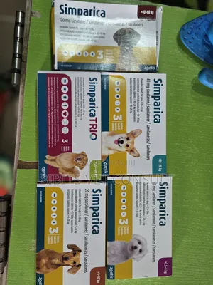 Simparica (Sarolaner) Chewabl Tablet(Anti-Ticks, Flea, Mite)