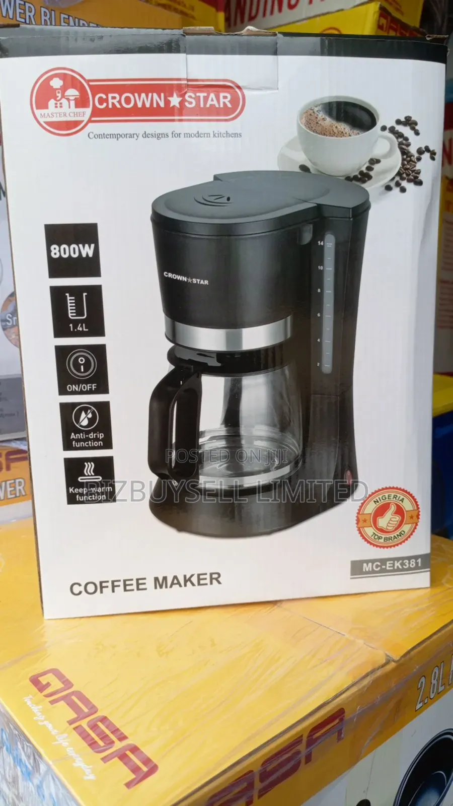 Crown Star Coffee Maker.
