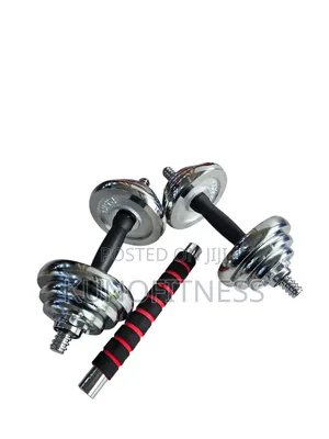 20kg Adjustable Dumbbell Set With Bar Extension