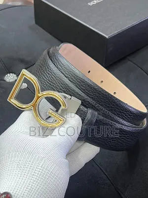 Original Dolce Gabbana Leather Belts Available in Store
