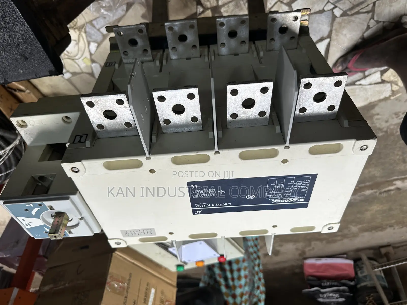 1250amps Socomec Change Over