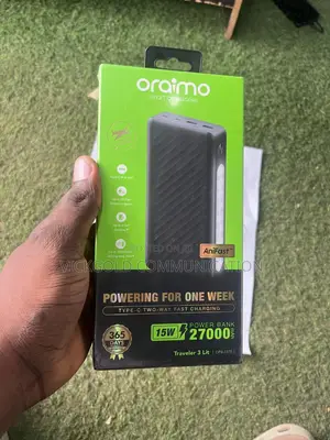 27,000 Mah Oraimo Power Bank