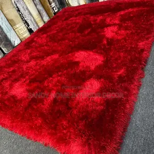 Fluffy Red Carpet Rug Available as Seen Turkish