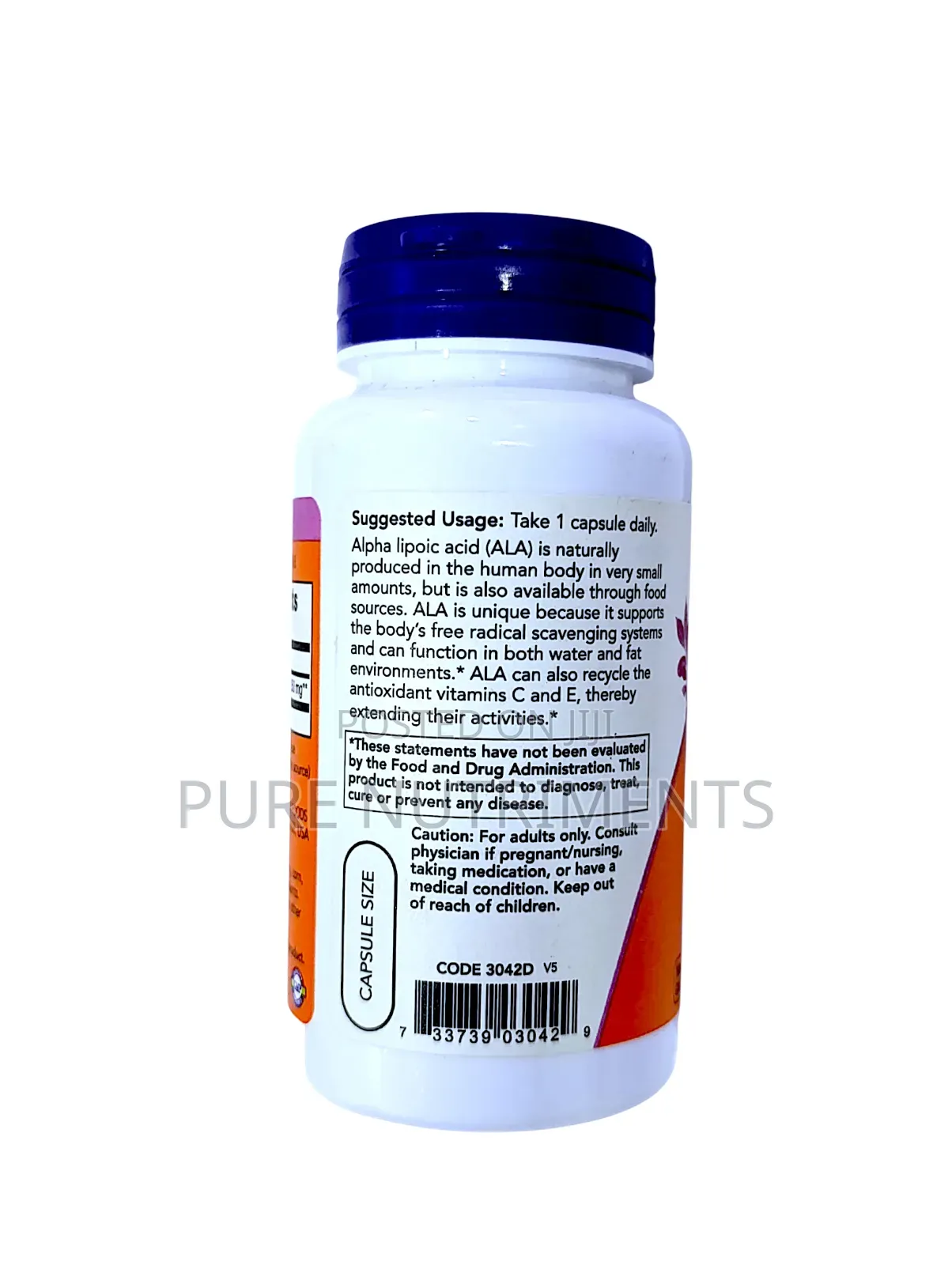 Now Alpha Lipoic Acid 250mg