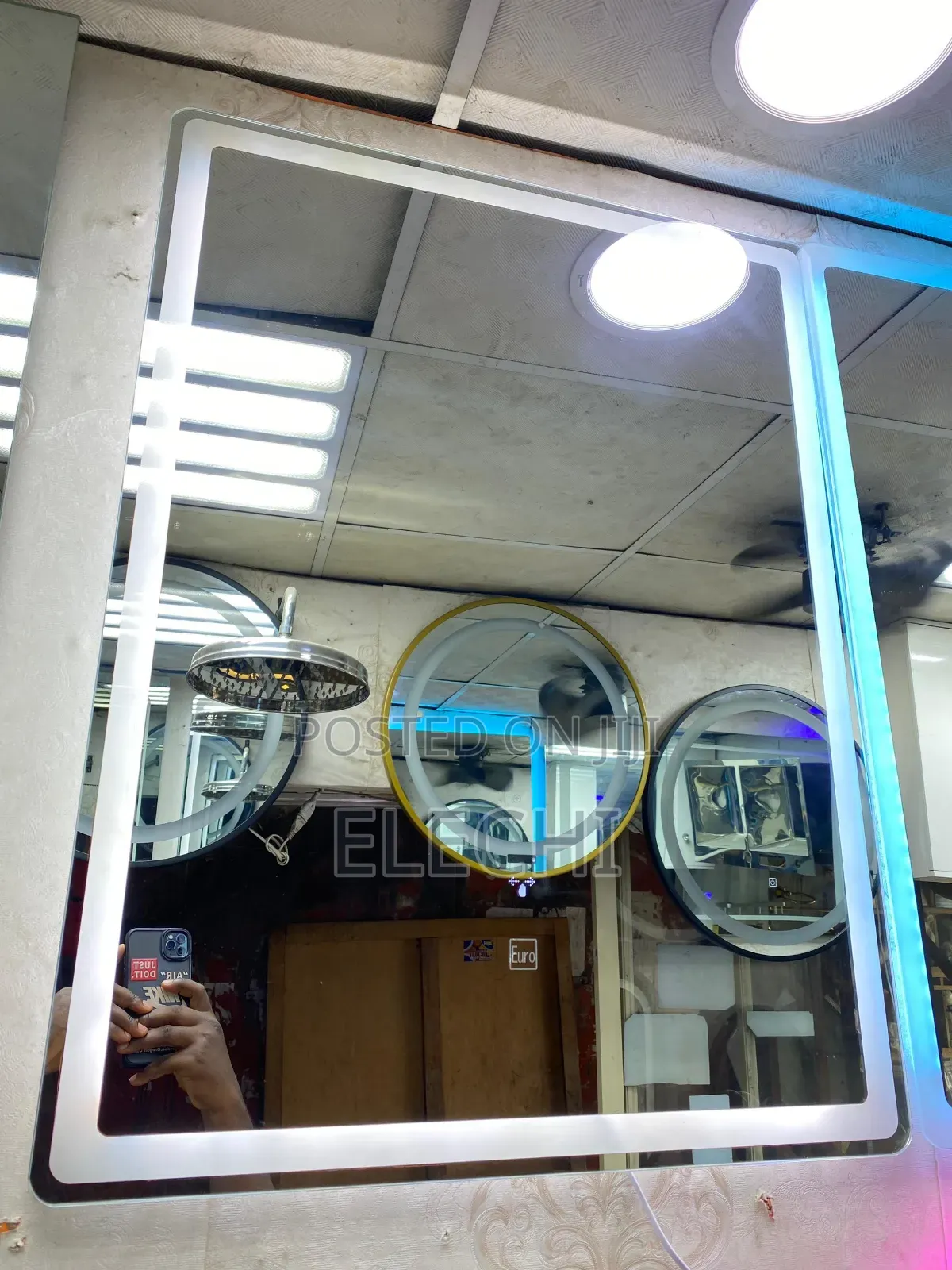 Square Bathroom Led Mirror