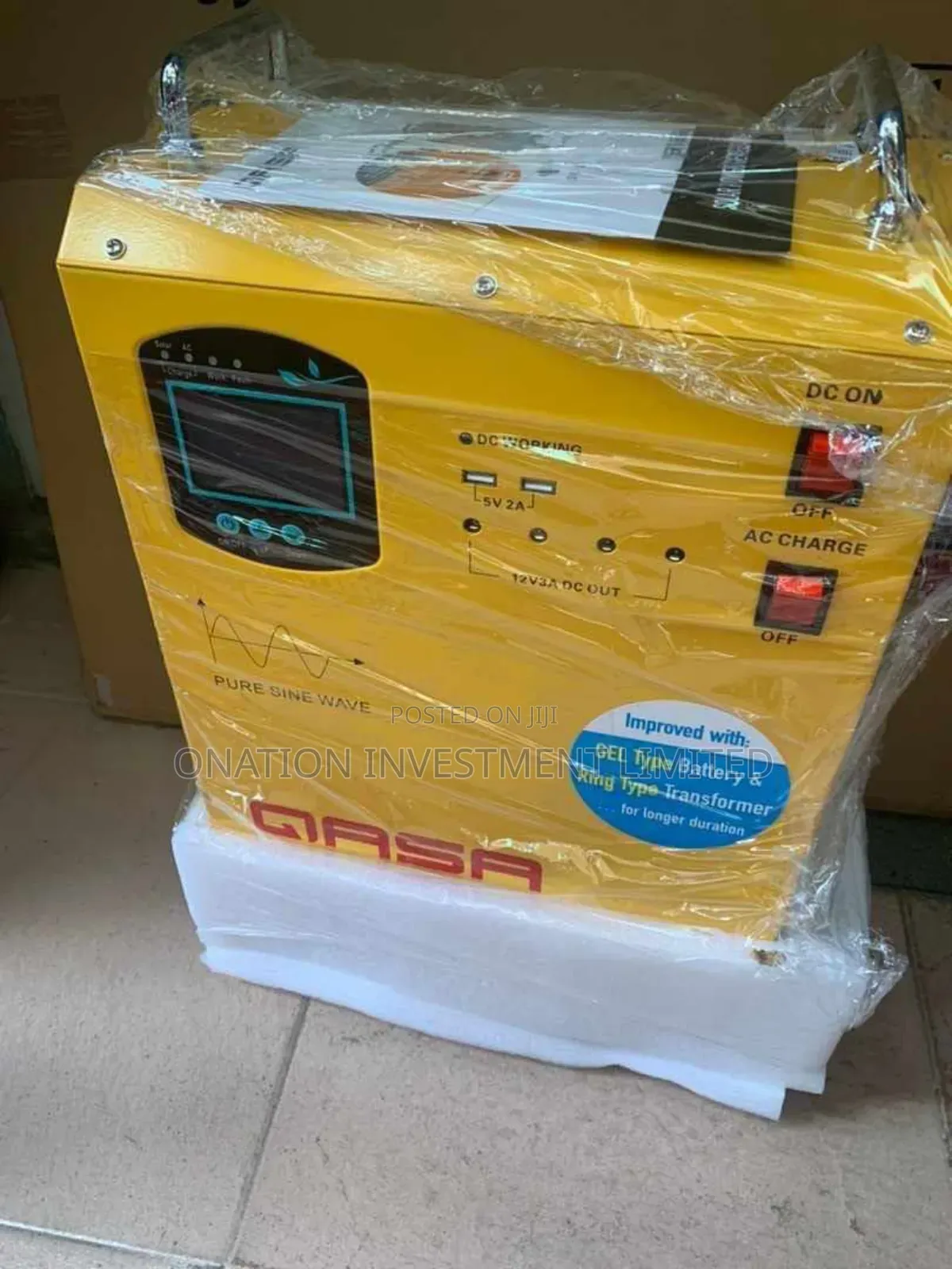 500va Qasa Solar Generator With Solar Panel