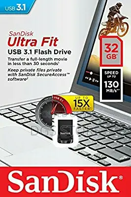 Sandisk Ultra Fit 32gb USB 3.1 Flash Drive