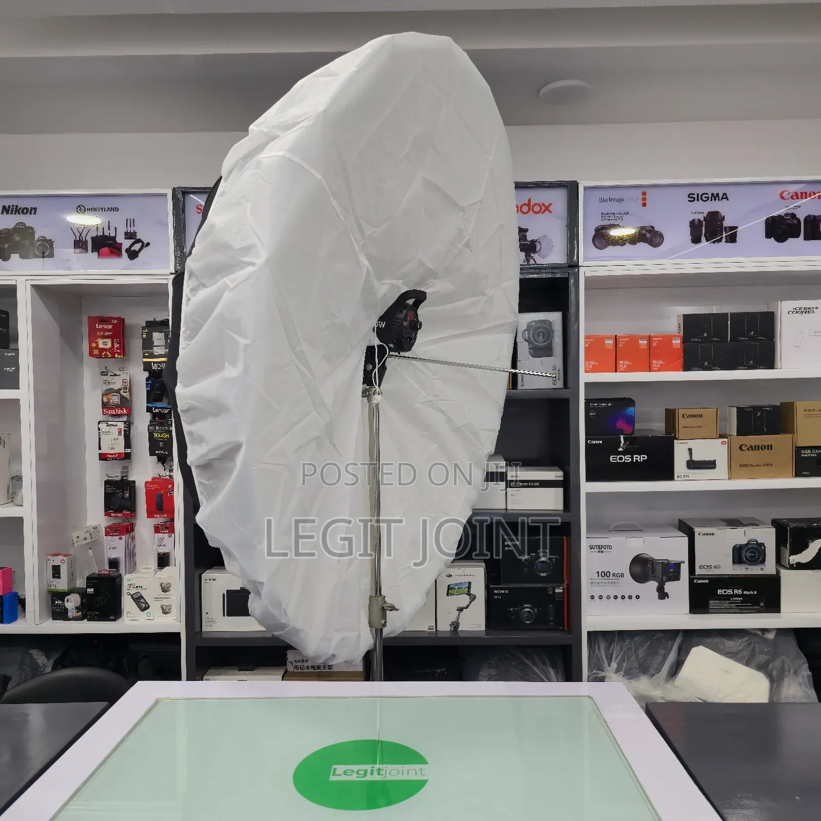 Deep Parabolic Umbrella Softbox 165cm