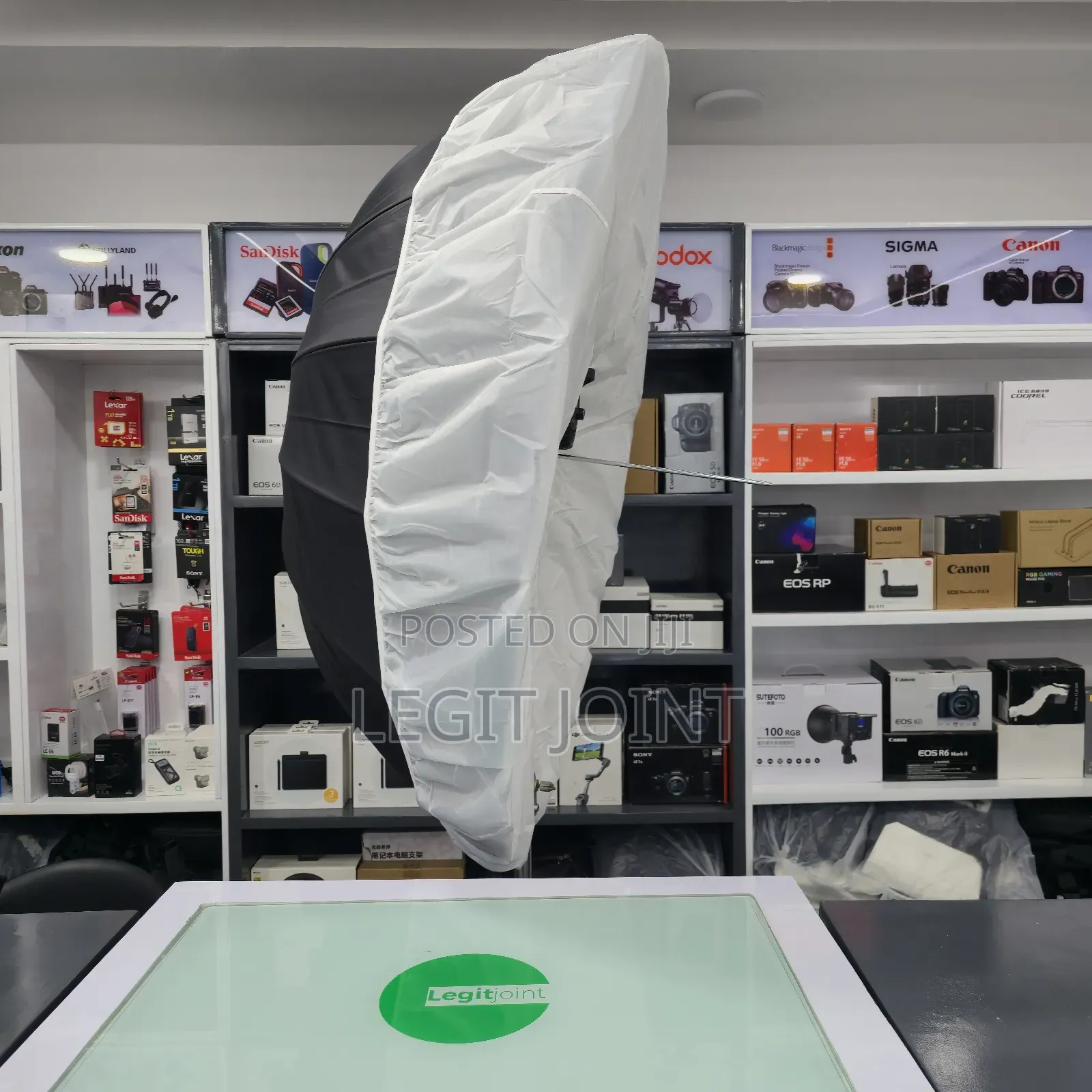 Deep Parabolic Umbrella Softbox 165cm