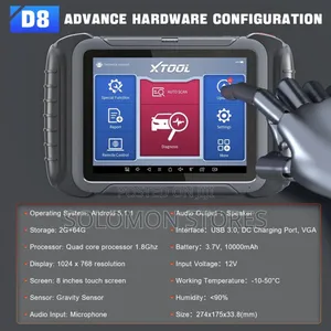 Xtool D8 Advanced Diagnostic Car Scanner Tools