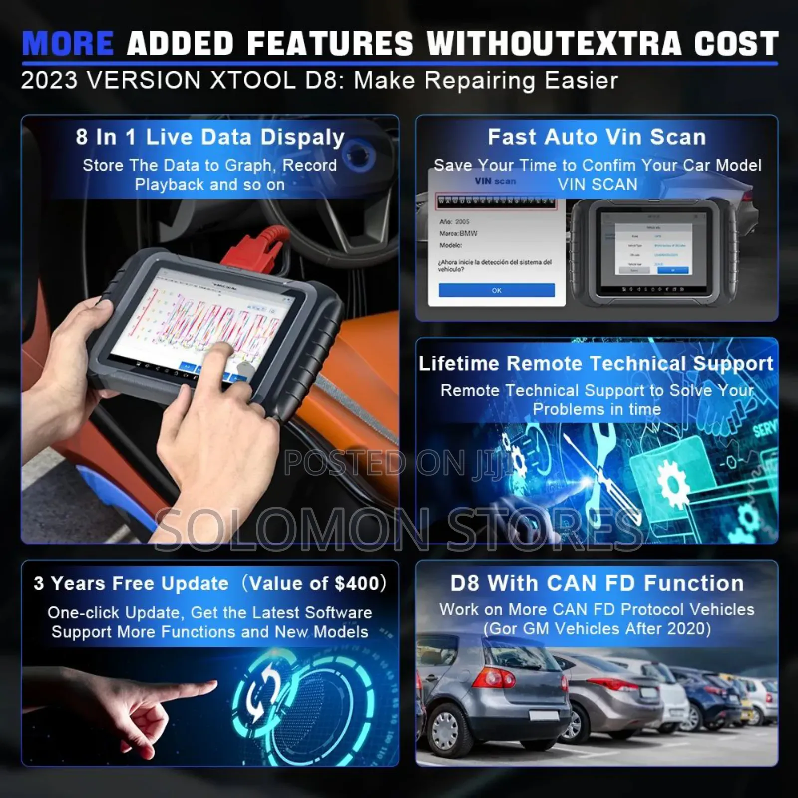 Xtool D8 Advanced Diagnostic Car Scanner Tools