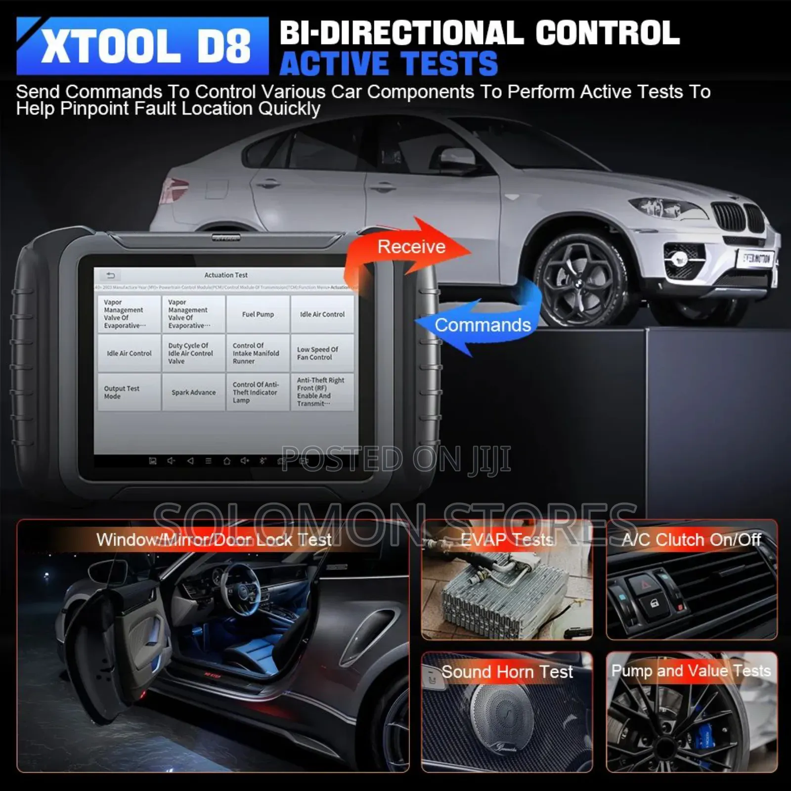 Xtool D8 Advanced Diagnostic Car Scanner Tools