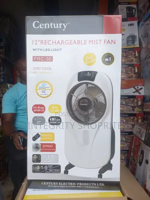 Cantury Electec Prod Century 12"Rechargeable Mist Fanp