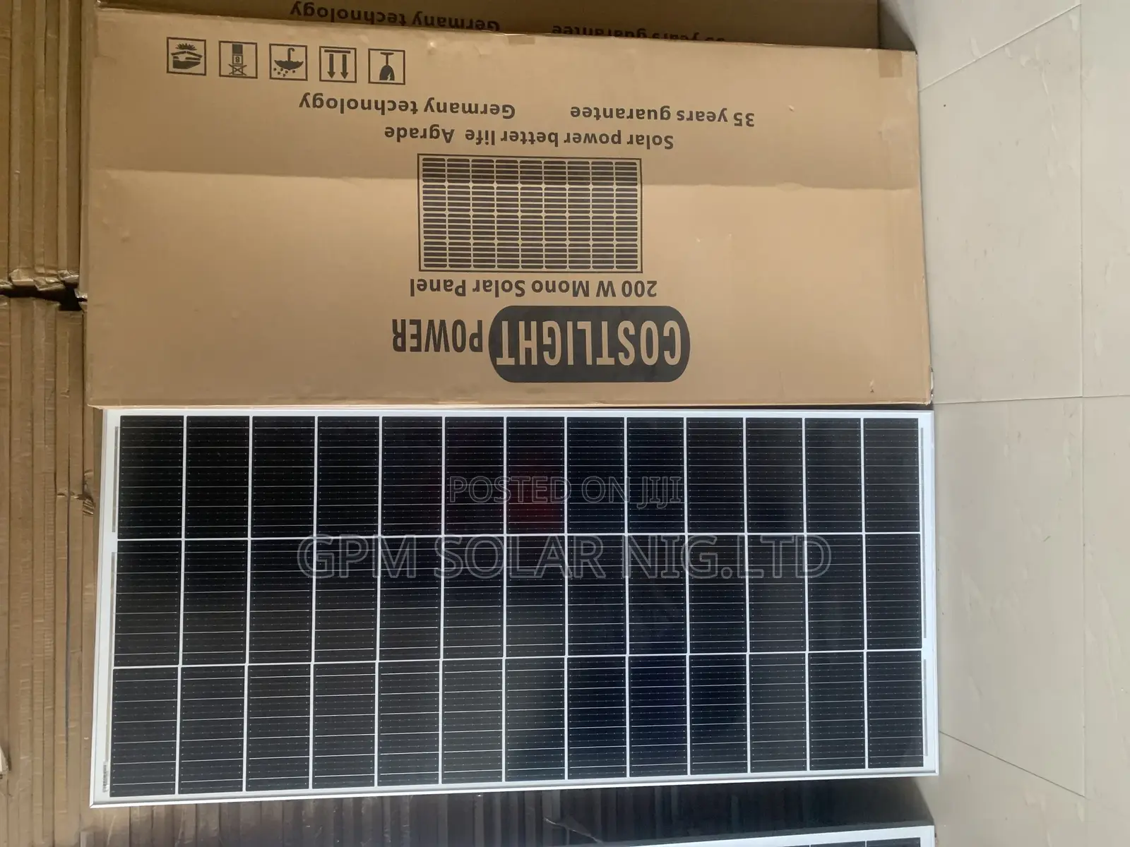 200watts Brand-New Solar Panel