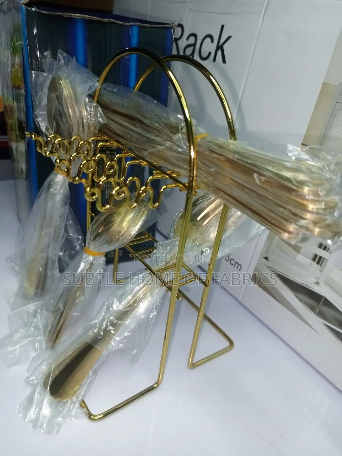24pcs High Quality Cutlery Gold Set