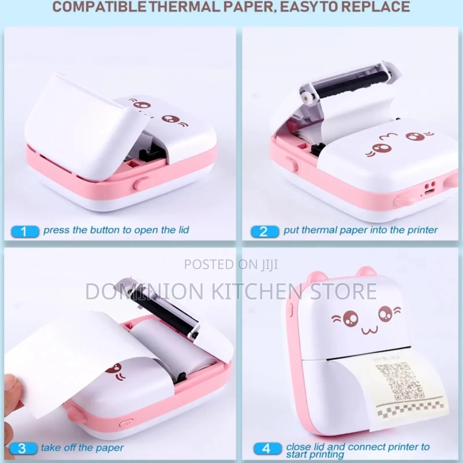 Mini Printer With Paper
