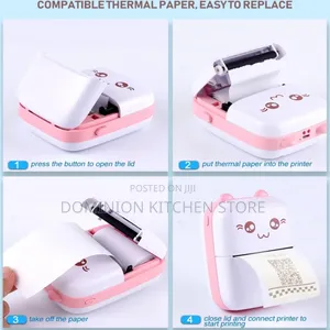 Mini Printer With Paper