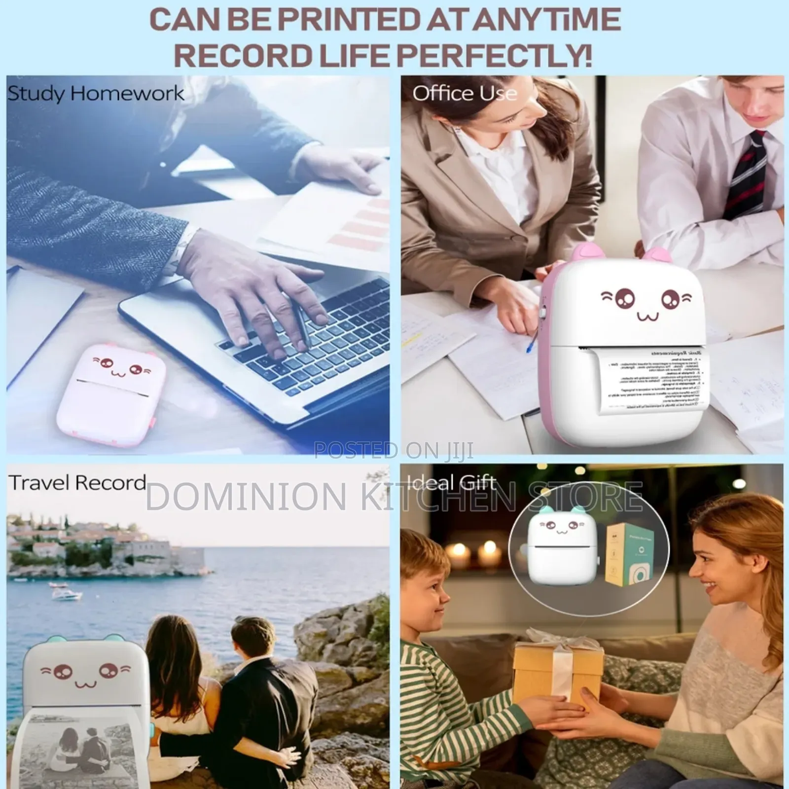 Mini Printer With Paper