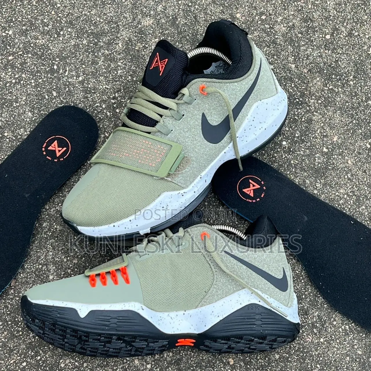 Original Nike Pg1 Element Olive Sneakers