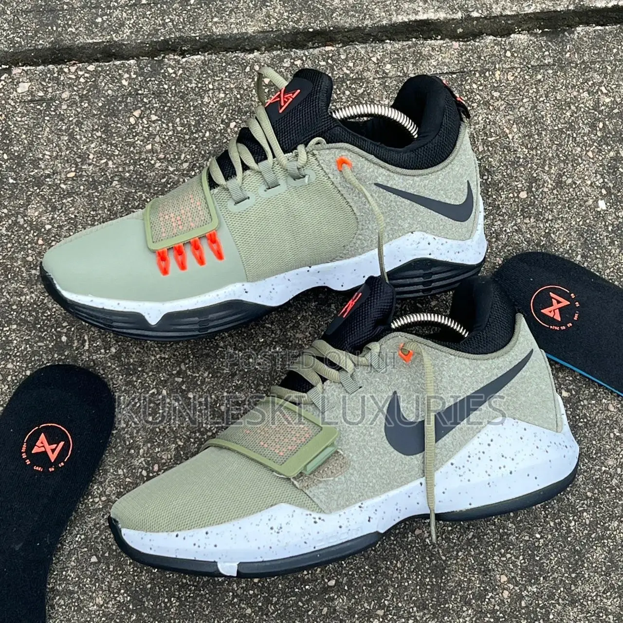 Original Nike Pg1 Element Olive Sneakers