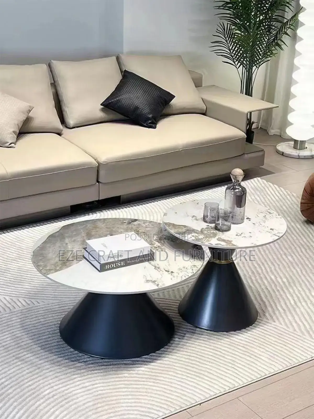 Inverted Cone Model 2in1 Center Table