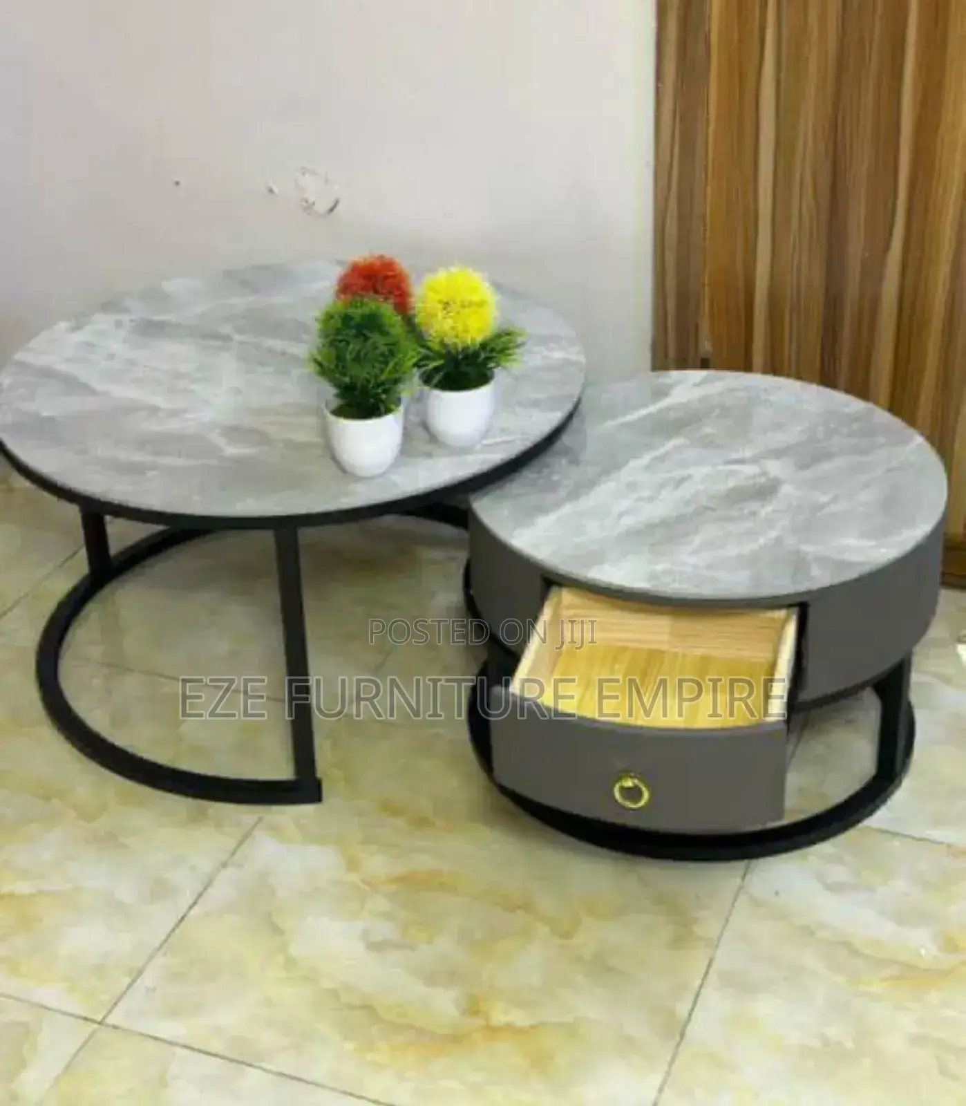 1+2 Marble Center Table