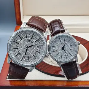 Piaget Quality Luxury Men Genuine Leather Wristwatch
