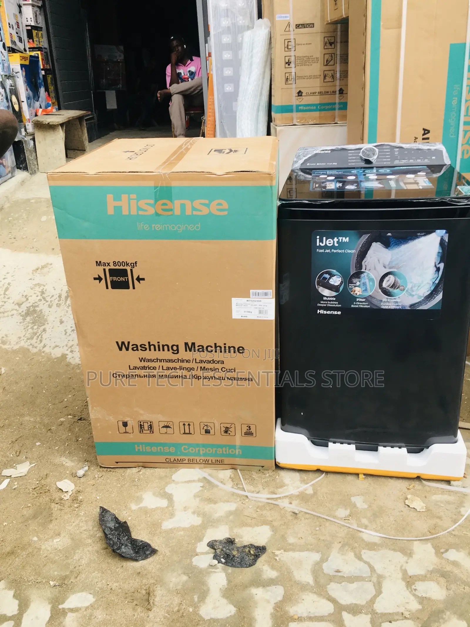 Original Hisense Top Load 20kg Automatic Washing Machine