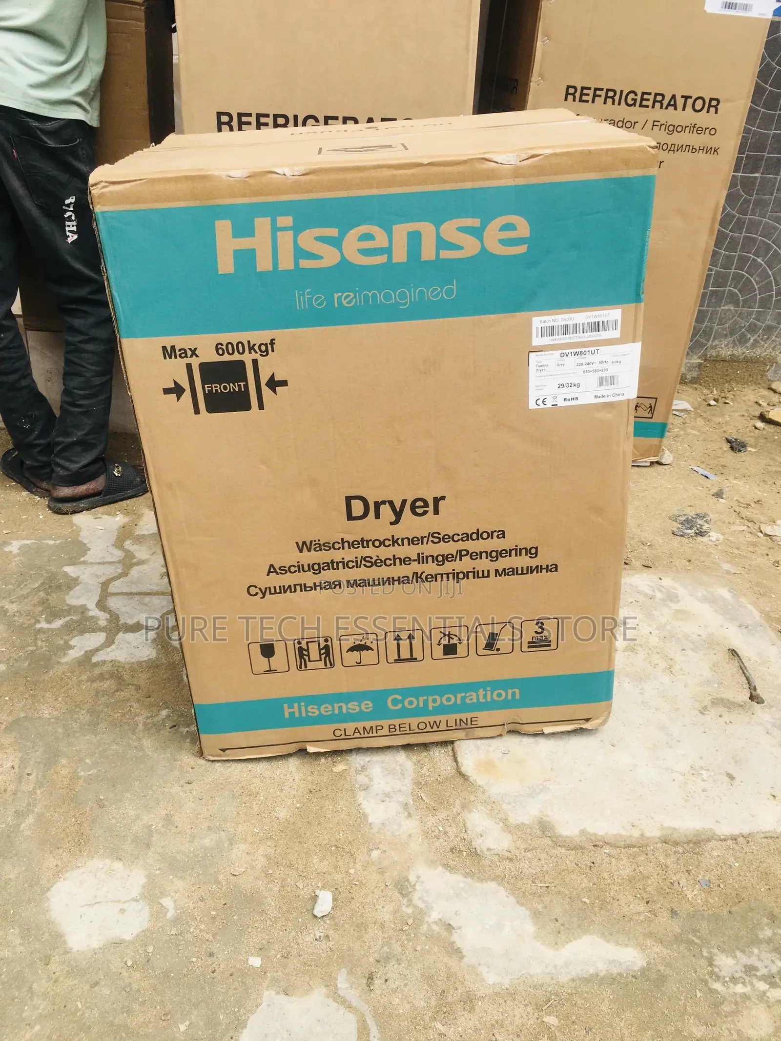 New Hisense 8kg Automatic Dryer