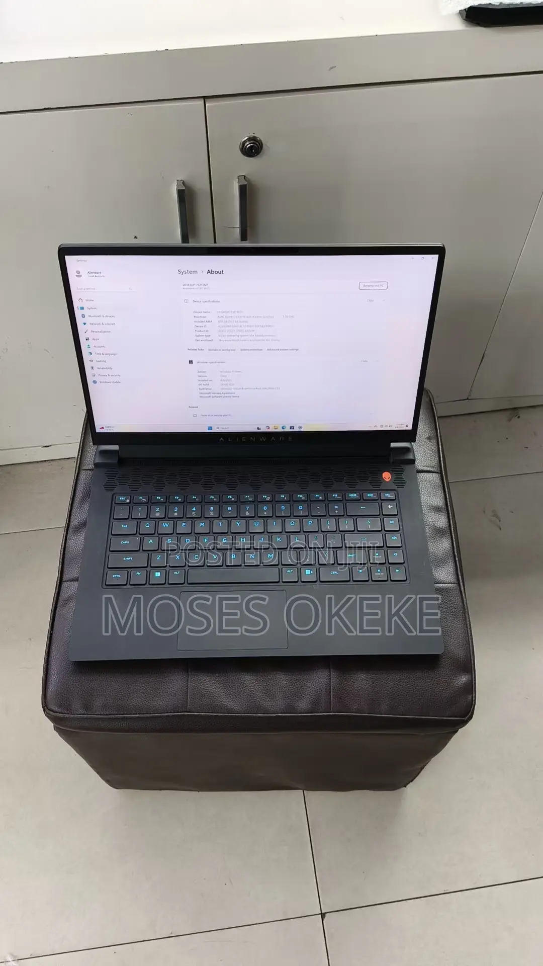 Laptop Alienware M15 r3 16GB Intel Core i7 SSD 1T