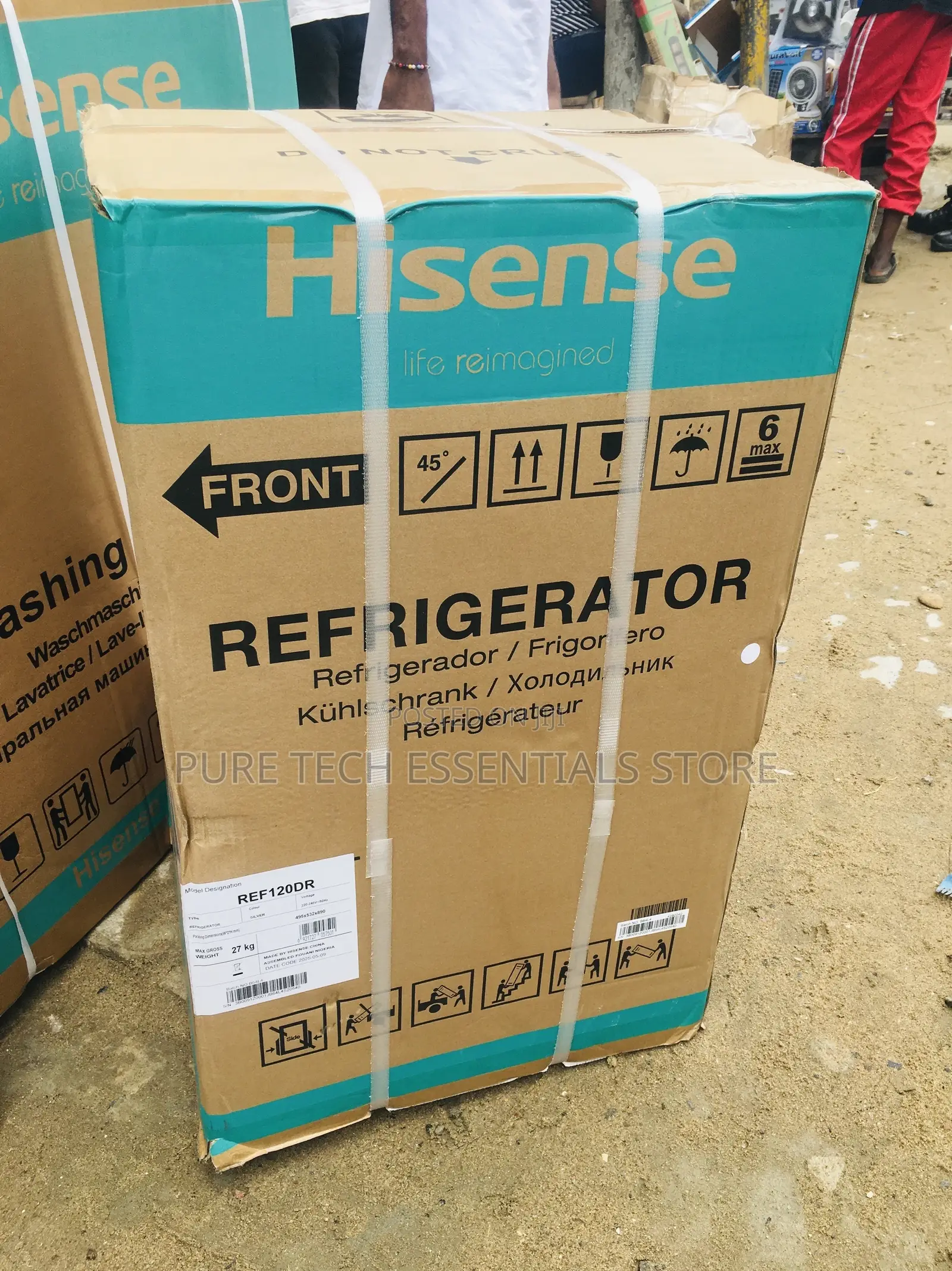 Hisense Table Top Double Door Refrigerator