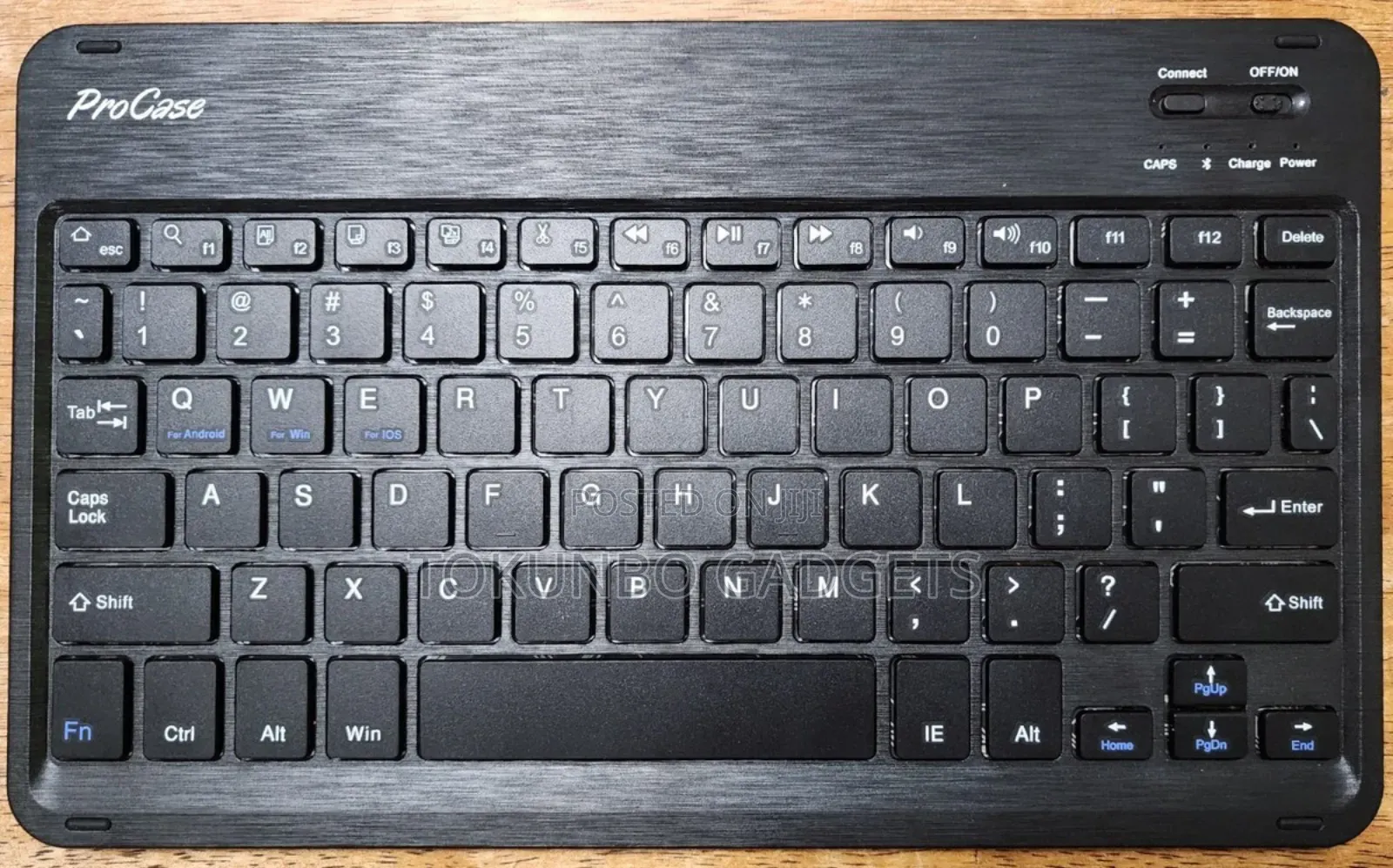 Procase Rechargeable Bluetooth Keyboard for iPad/Windows/Mac