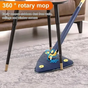 Telescopic Triangle 360° Rotating Mop –Long Handle Mop