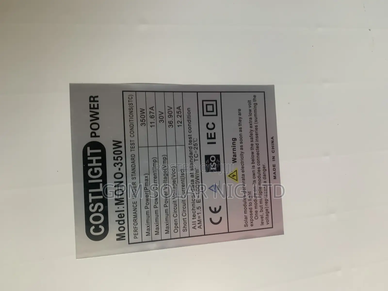 350watts Solar Panel