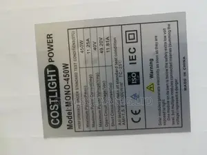 450watts Solar Panel