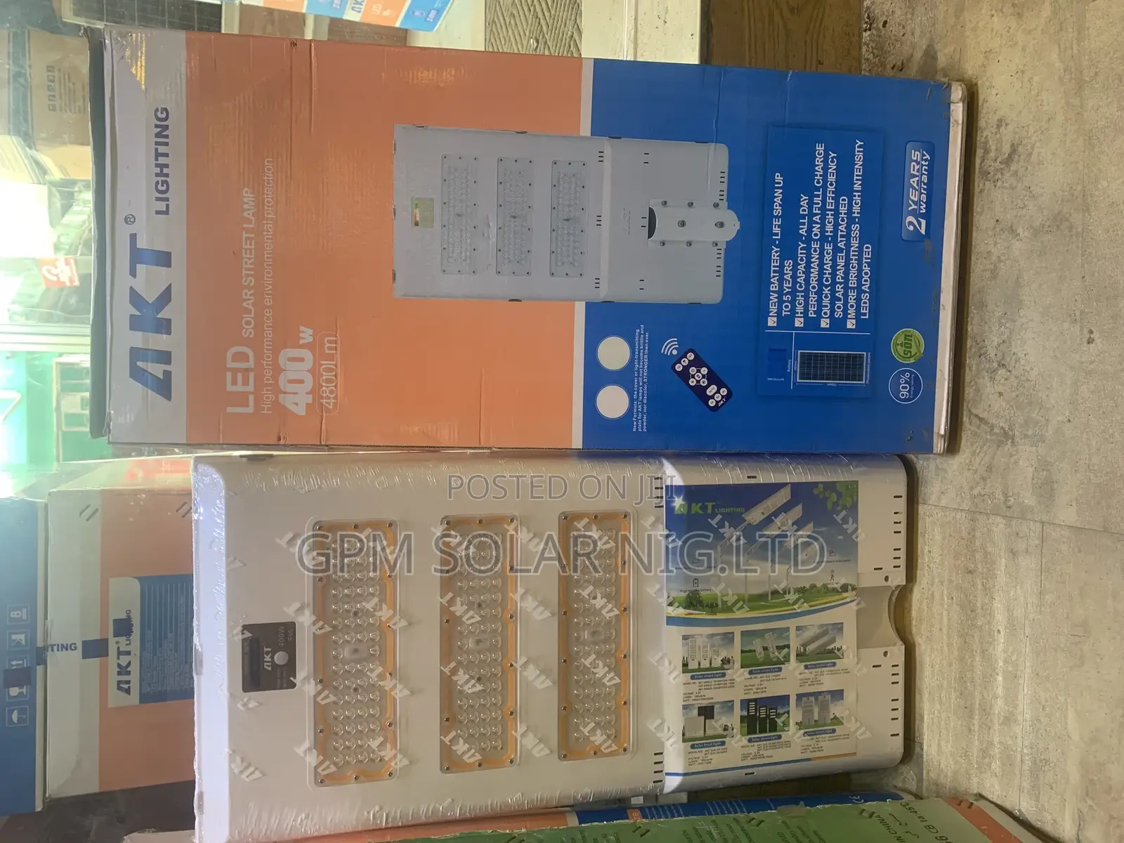 400watts Akt Solar Streetlight
