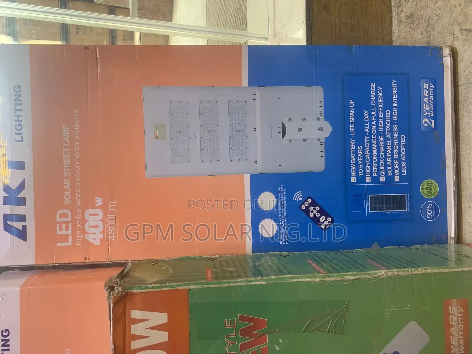 400watts Akt Solar Streetlight