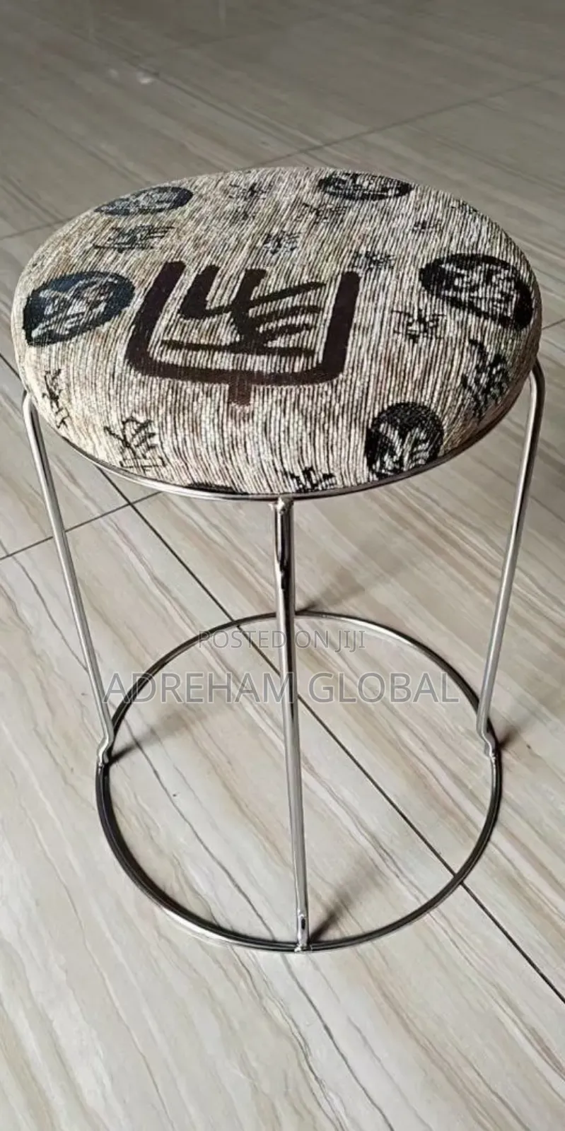 Round Metal Morden Stackable Stool Chair 