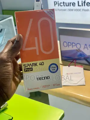 New Tecno Spark 40 Pro+ 256 GB Black