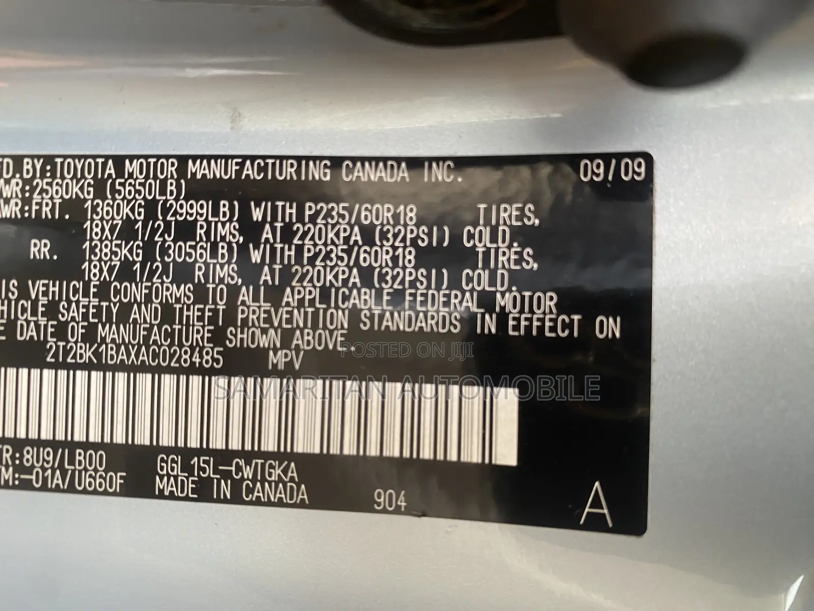 Lexus RX 350 2010 Blue