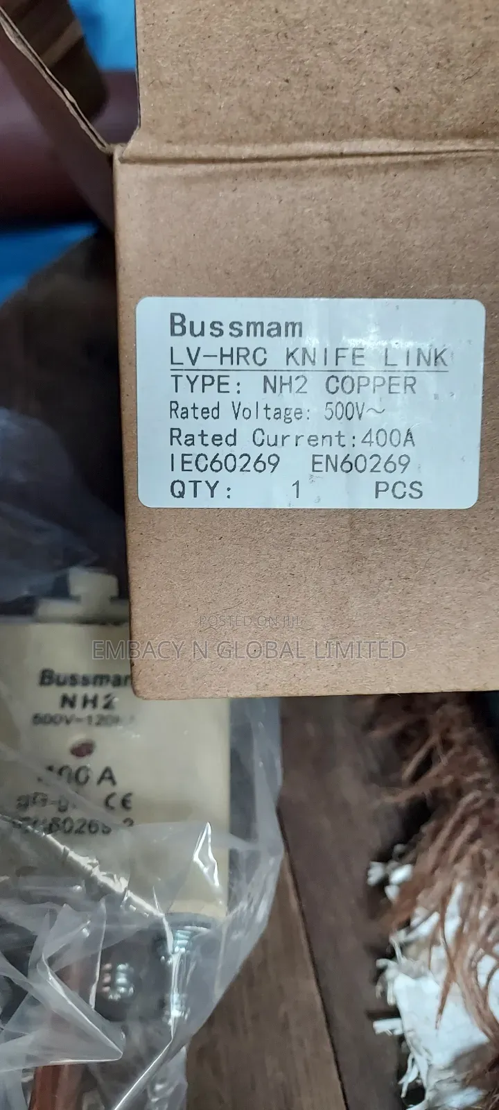 Fuse 400amps Pure Copper
