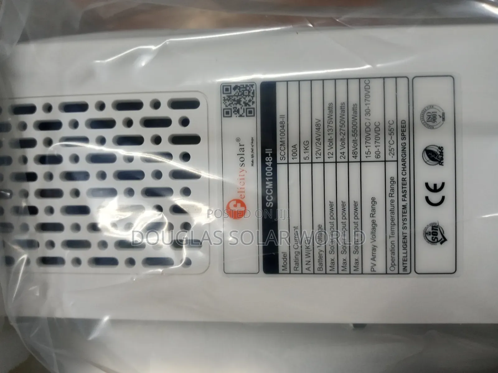 Felicity Charge Controller MPPT 100ah