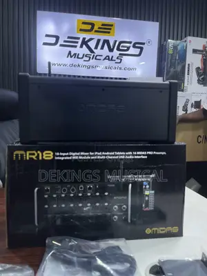 Midas Mr18 18-Channel Tablet-Controlled Digital Mixer Wifi