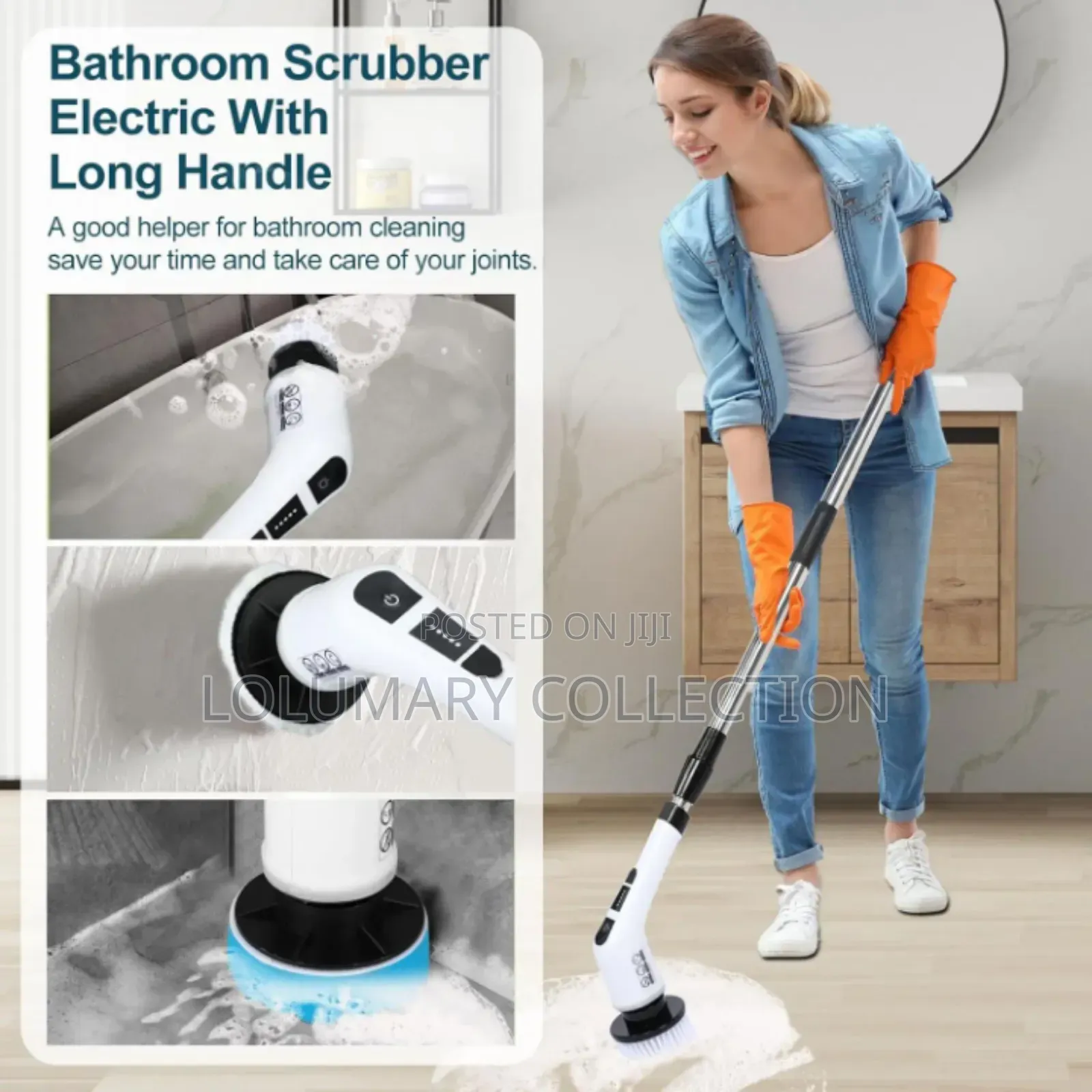 9 in 1 Rechargeable Cleaning Brush / Spin Scrubber